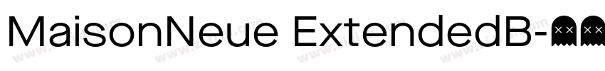 MaisonNeue ExtendedB字体转换